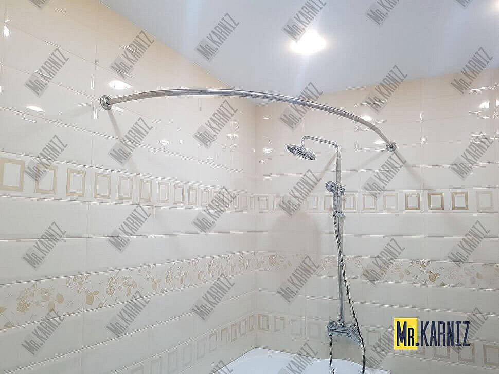 Карниз для ванны Santek Ибица 160х100 Усиленный 25 мм MrKARNIZ фото 8
