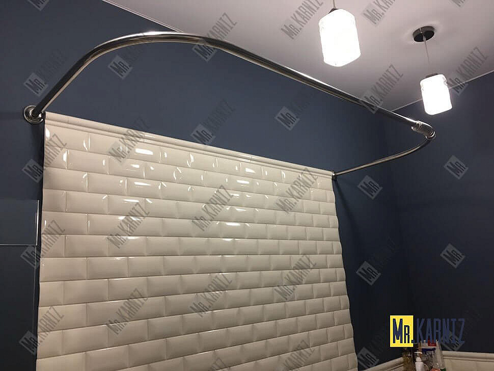 Карниз для ванны EvaGold OLB-842 п-образный 160х100 Усиленный 20 мм MrKARNIZ фото 2
