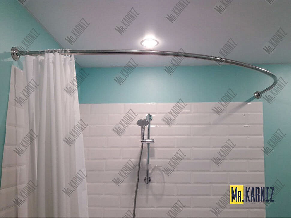 Карниз для ванны Eurolux Эфес 170х110 Усиленный 25 мм MrKARNIZ фото 11