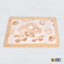 Коврик в ванную Sea snail бежевый