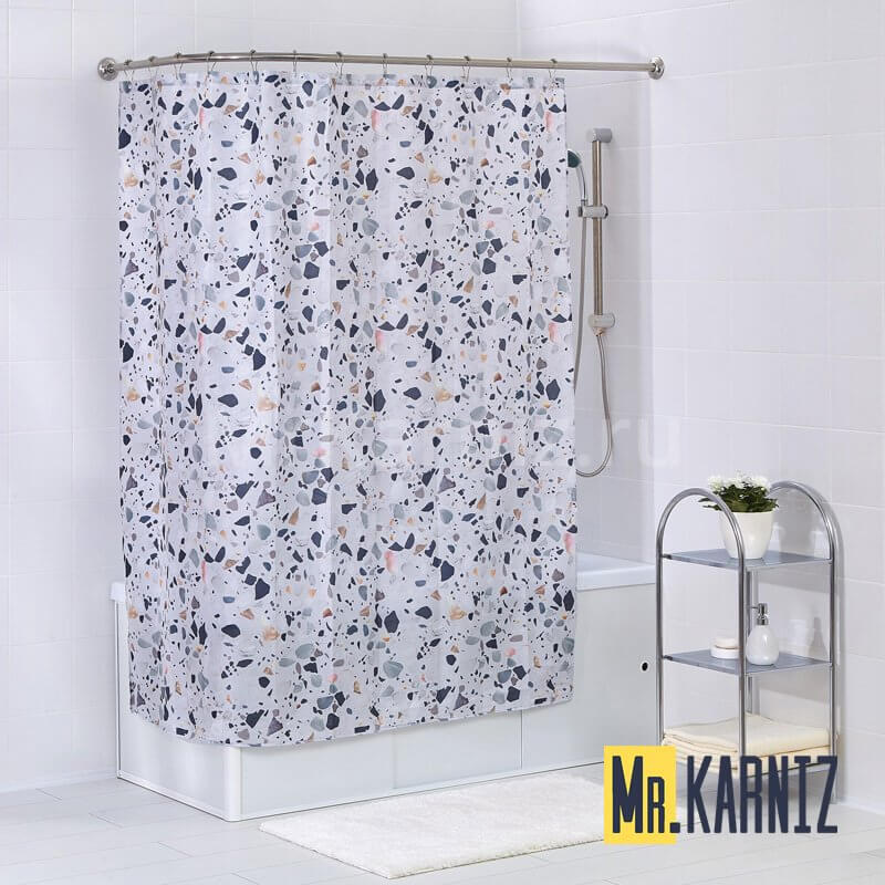 Штора для ванной Terrazzo