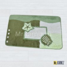 Коврик в ванную Морской зеленый