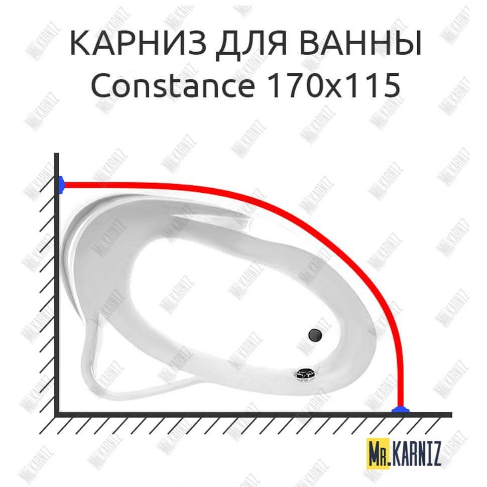 Карниз для ванны Jika Constance 170х115 Усиленный 20 мм MrKARNIZ Карниз для ванны Jika Constance 170х115 Усиленный 20 мм MrKARNIZ